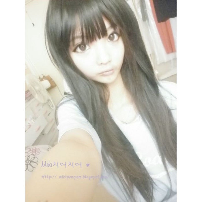 Choco dark brown circle lenses for dolly eyes.