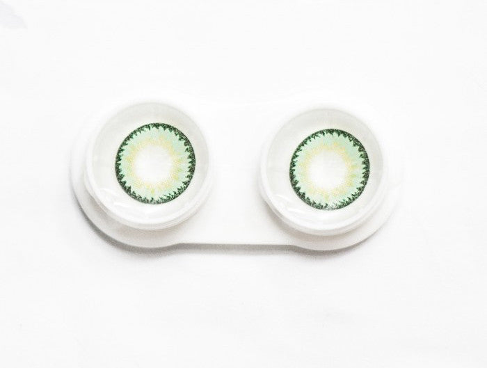 Tricolor Nudy Green soft circle lenses