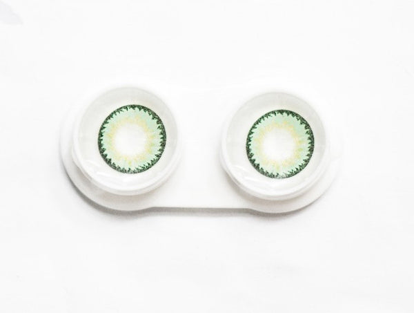 Tricolor Nudy Green soft circle lenses