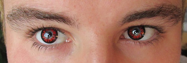 Twilight Breaking Dawn red colored contact lenses