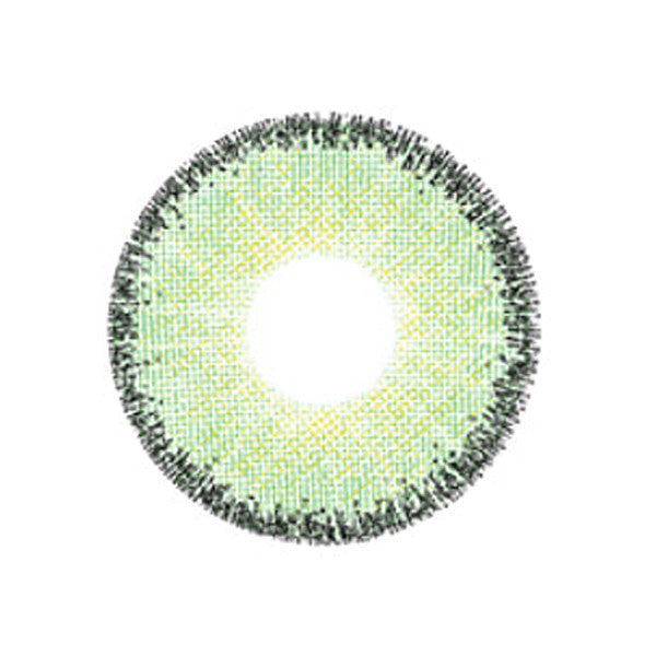 Urban Layer Cloud R Green circle lenses are special colored contacts that feature natural light green 3 tone blended color and a dark limbal ring encircling your eyes to make them pop and lend a cute and subtle dolly eyed look. We ship our authentic Cloud R Green circle lenses quick from the USA and include a free contact lens case with every pair.