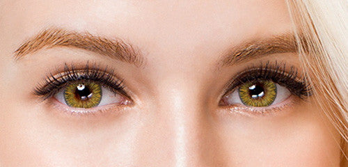 Colors of the Wind No.14 Lemon Tea circle lenses by i-Codi. Main image