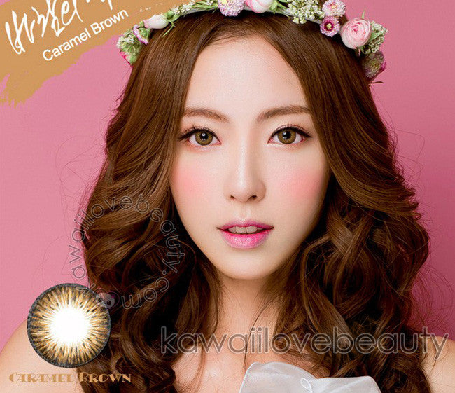 Caramel Brown circle lenses by i-Codi Colors of the Wind