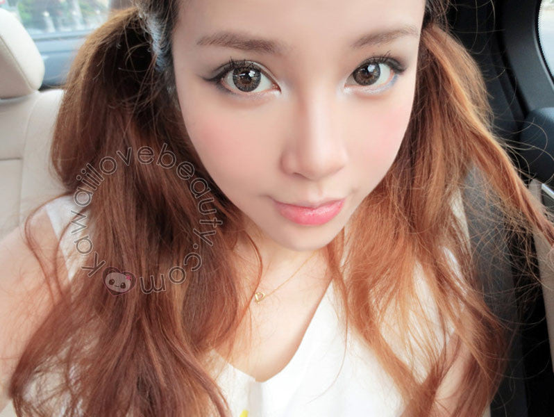 3-Tone Impressions Marble Gray Circle Lenses Secondary image