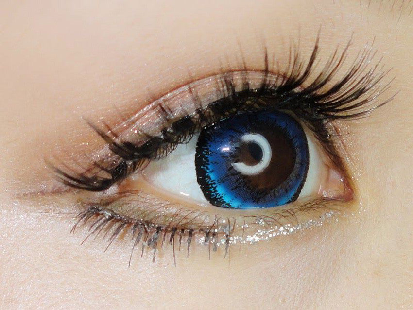 Dolly Plus Blue circle lenses, USA fast shipping