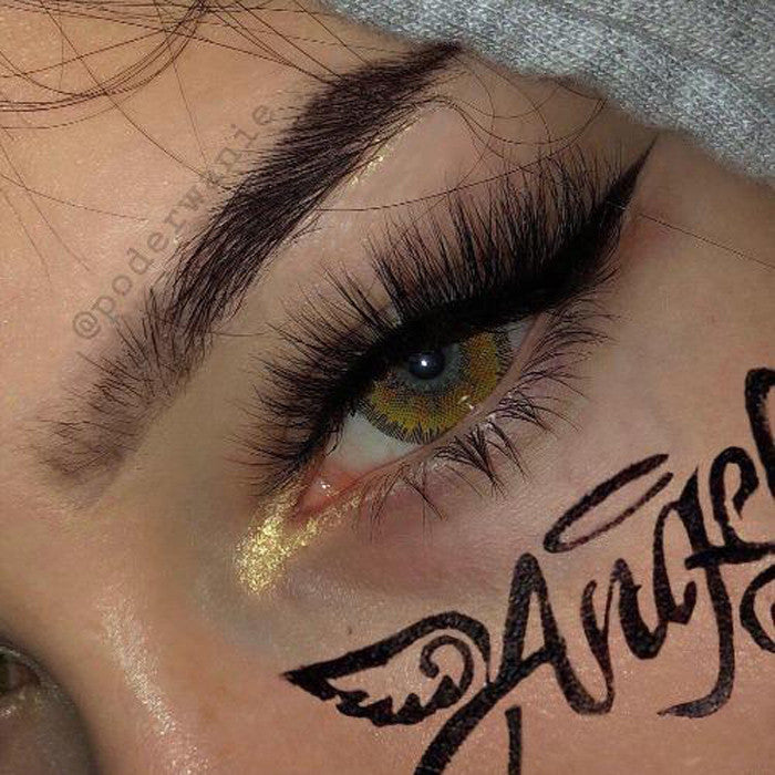 Poppy Yellow Circle Lenses
