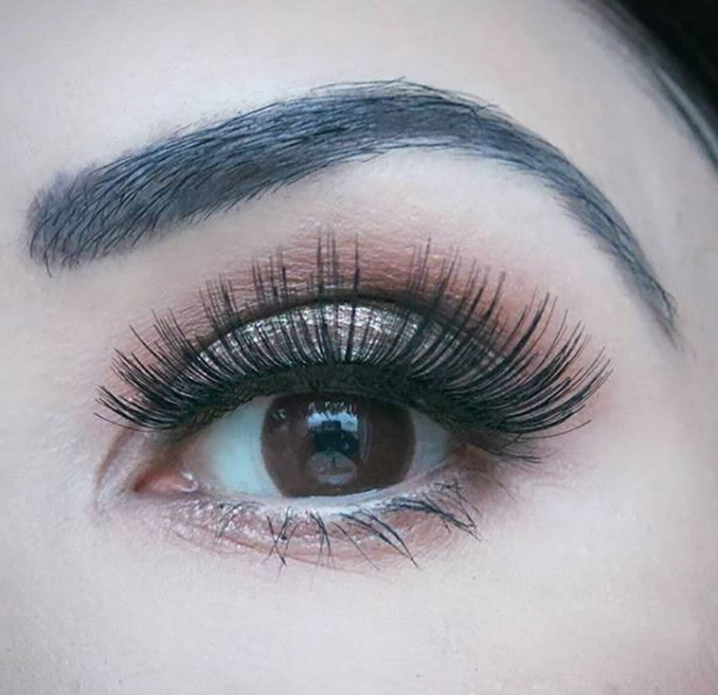 Cloud Choco colored contact lenses cover irises for a complete color change