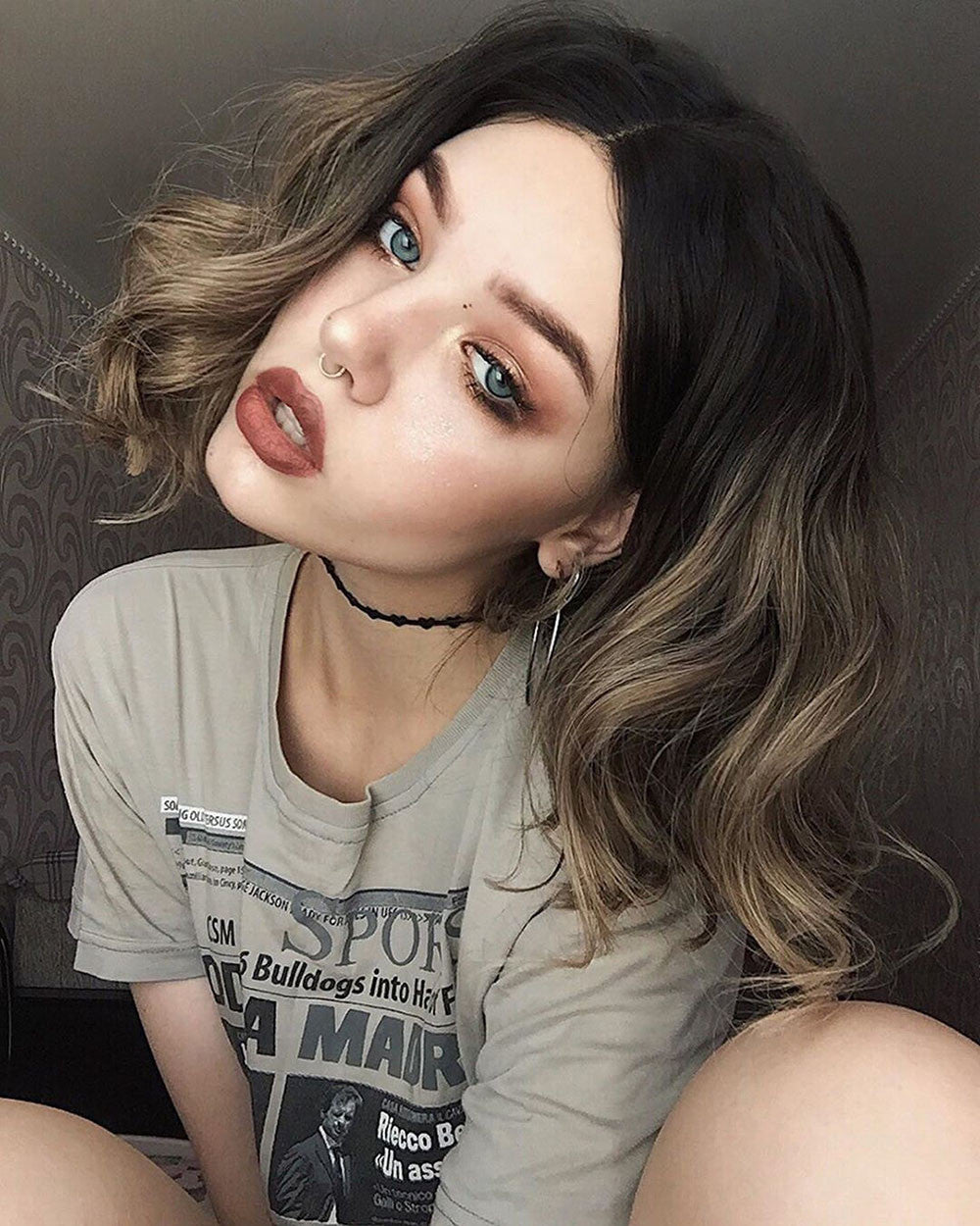 Urban Layer Cloud R Blue circle lenses silicone hydrogel contacts