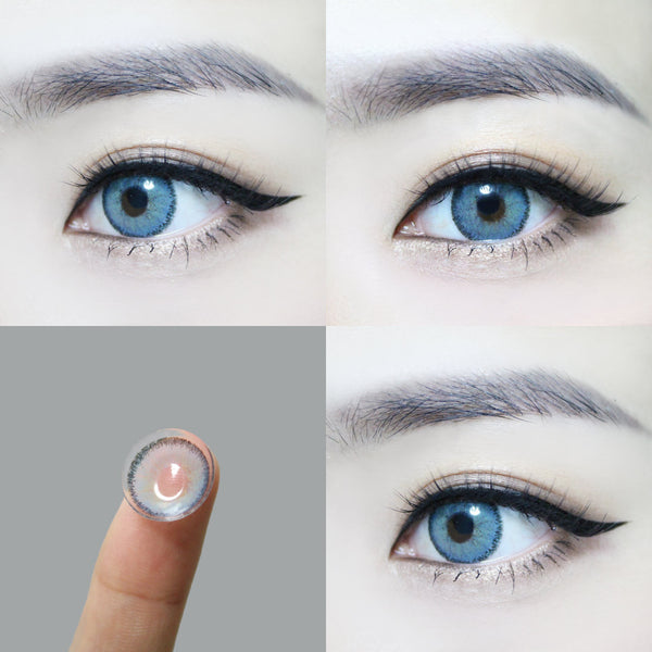 Cloud R Blue circle contact lenses ship fast from the USA