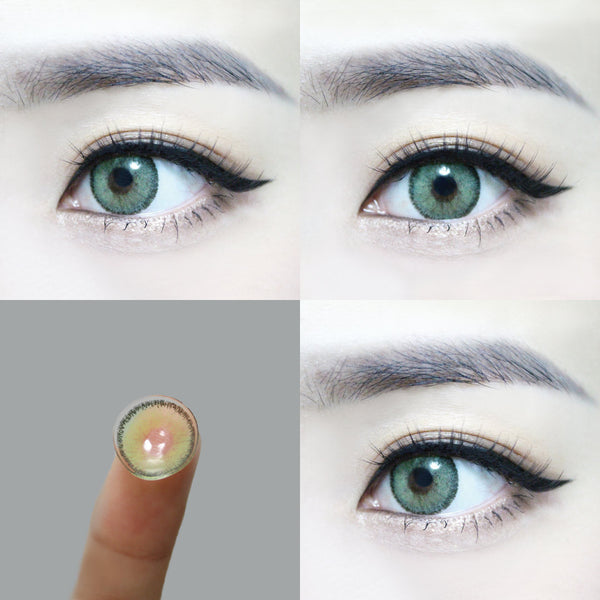 Cloud R Green Circle Lenses | 1 Year