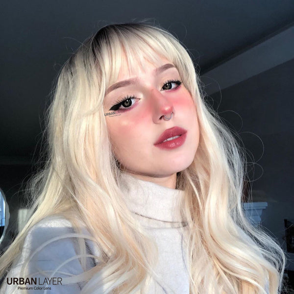 Cloud Black Circle Lenses | Yearly Contacts