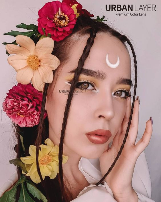 Cloud R Brown Circle Lenses | 1 Year