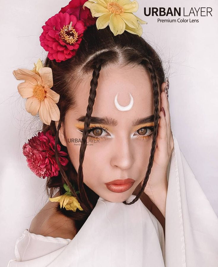 Cloud R Brown Circle Lenses | 1 Year