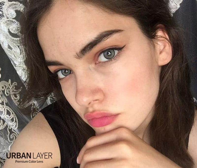 Cloud R Gray Circle Lenses | 1 Year