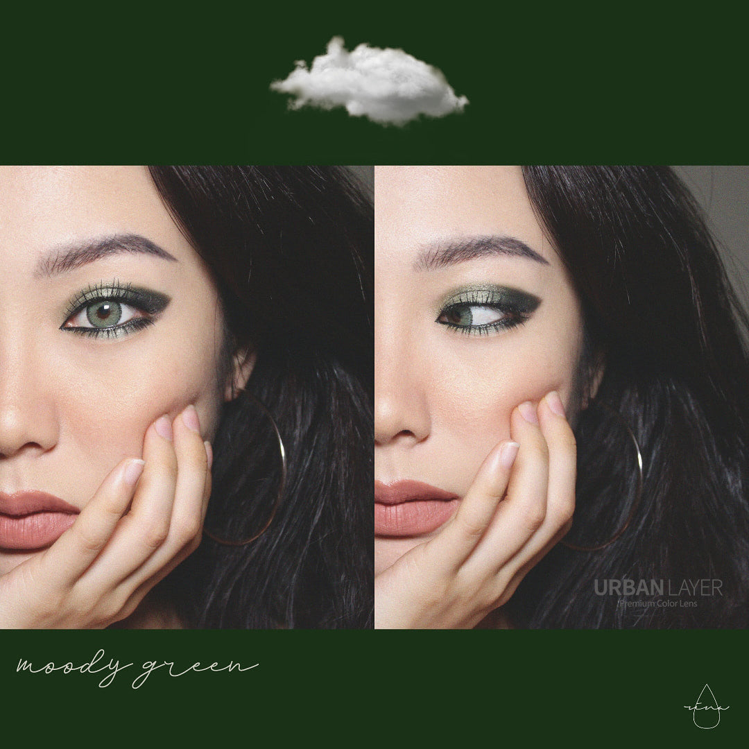 Cloud R Green Circle Lenses | 1 Year