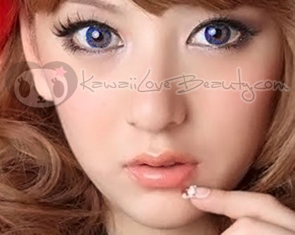 Berry Holic Tri-Color Sapphire Blue CM-952 soft contact lenses by Geo.