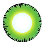 CrazyLab Green Hulk cosplay circle contact lenses are bright and vibrant green special effect colored contacts with a defining black edge and gradient yellow center. Our green SFX costume lenses are high quality and certified, and ship fast and *free from the USA so you can transform your look in no time!