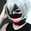 Tokyo Ghoul Ken Kaneki cosplay with 22mm sclera contact lenses