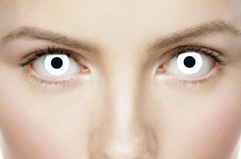 CrazyLab white out cosplay contacts