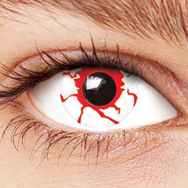 CrazyLab Blood Shot costume contact lenses