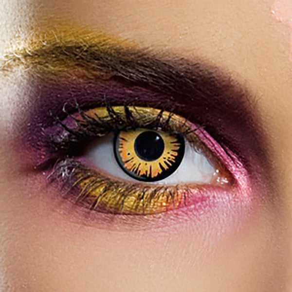 CrazyLab Twilight Bella amber yellow cosplay contact lenses