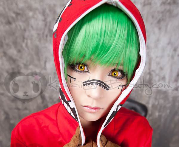 Crazy Flame Eyes cosplay contact lenses