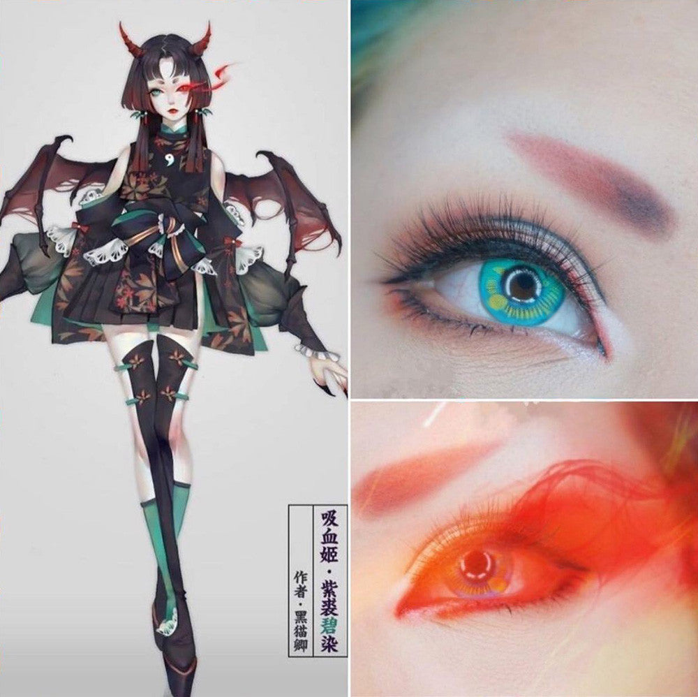 Anime Turquoise Circle Lenses | 1 Year