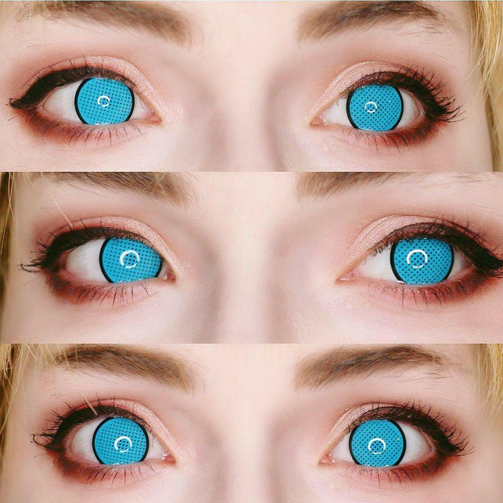 Cyan Mesh R Circle Lenses | 1 Year