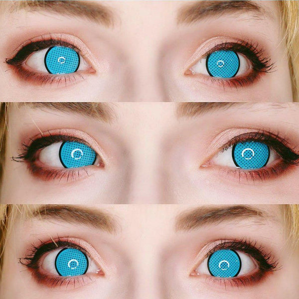 Cyan Mesh R Circle Lenses | 1 Year