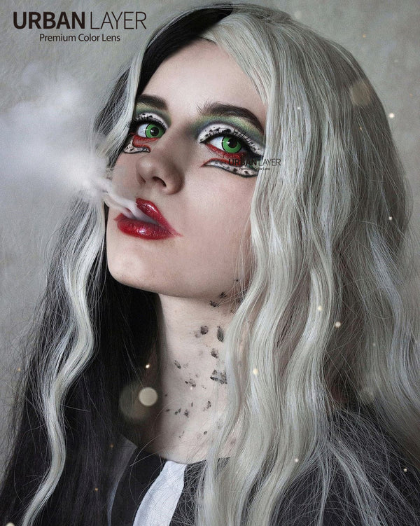Frankenstein Green Circle Lenses
