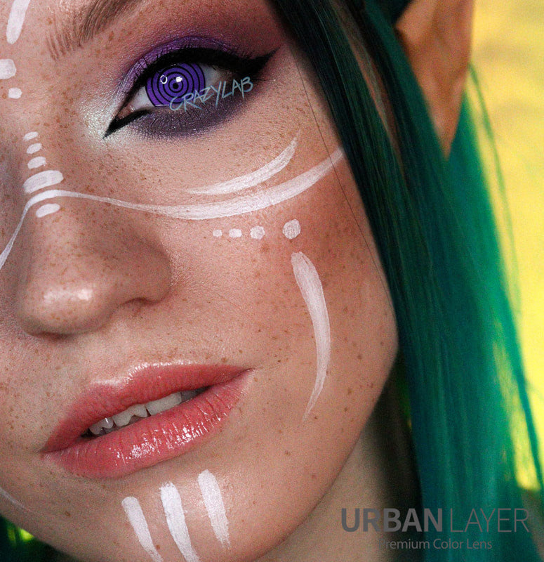 Violet Rinnegan Circle Lenses | 1 Year