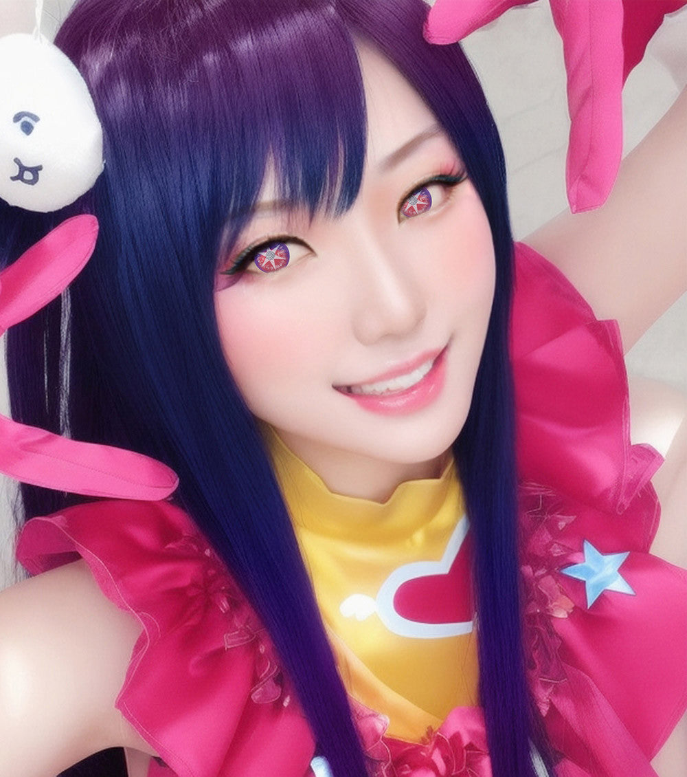 AI Hoshino special effects circle lens colored contacts ship fast from the USA.