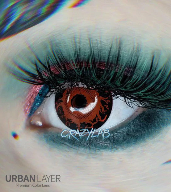 Armageddon Red Circle Lenses | 1 Year