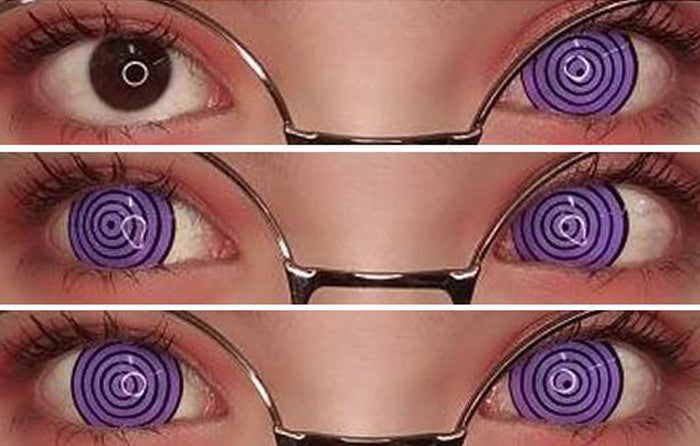 17mm Violet Rinnegan Mini Sclera Circle Lenses | Yearly