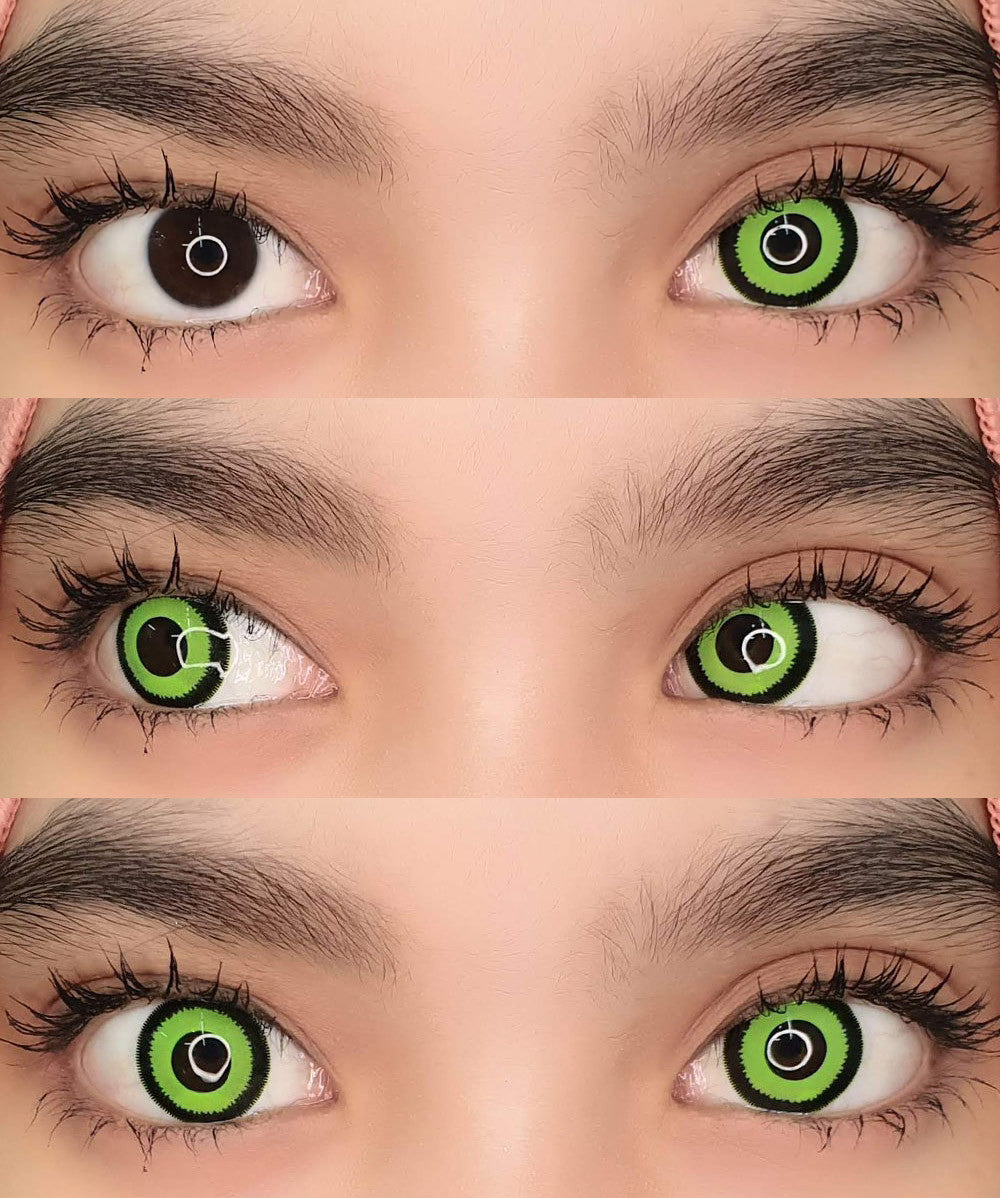 Mystic Green Circle Lenses | Yearly