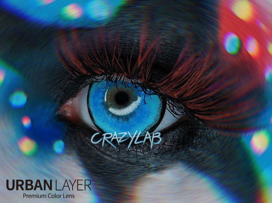 17mm Aquaman Blue Mini Sclera Circle Lenses | Yearly