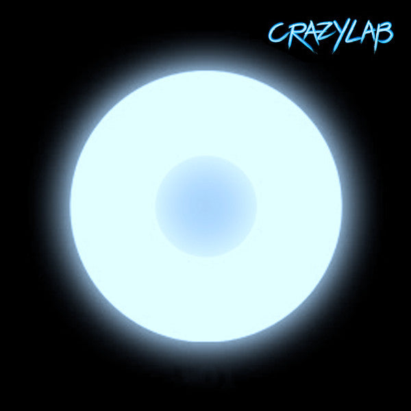 Blind White special effects cosplay circle lenses with mesh screen pupil center by CrazyLab Korea (USA stock, fast and free shipping available). Impress your friends with these incredible full white colored contact lenses that give the illusion of blindness, suitable for a wide range of costume looks and spectacular for SFX photography purposes.