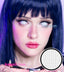 17mm White Mesh R mini sclera circle lenses give the illusion of giant trance-like animated eyes . These otherworldly lenses can help create striking looks from anime characters, cyborgs, and more. CrazyLab White Mesh R 17mm mini sclera contacts are made with high quality and comfortable silicone hydrogel technology and ship fast and *free from the USA.