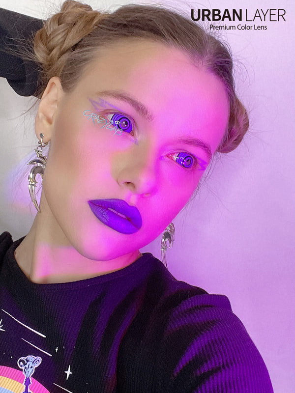 22mm Sclera Violet Colossus Lenses