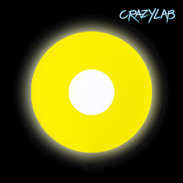 Glow Yellow (UV) Circle Lenses | 1 Year Secondary image