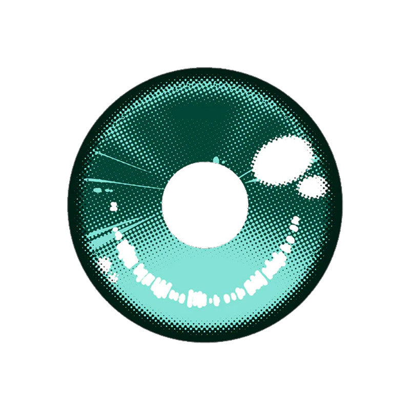 Anime2 Green Circle Lenses | Yearly