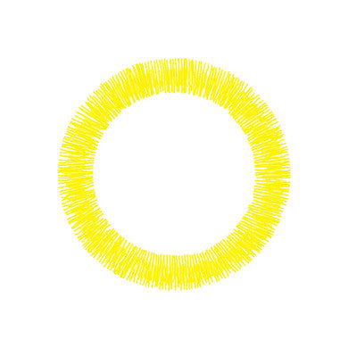 Yellow Avatar Circle Lenses | Yearly