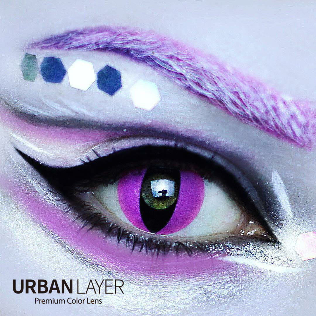 CrazyLab Pink Cat cosmetic / Halloween costume circle lenses (USA fast shipping) Main image