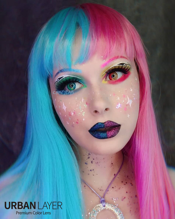 Anime Red Circle Lenses | 1 Year