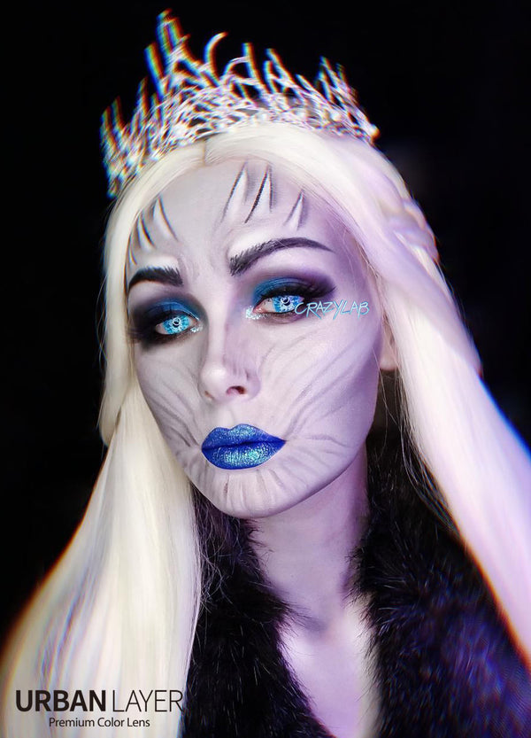 White Walker UV Circle Lenses | Yearly