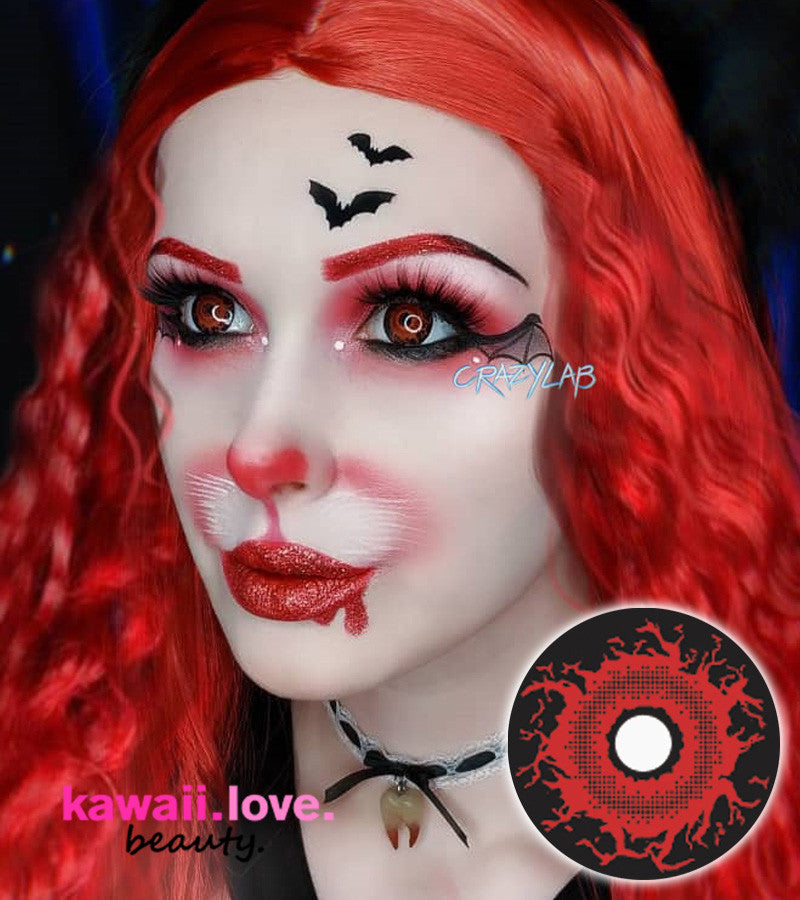 Armageddon Red circle lenses by CrazyLab Korea ship fast and *free from the USA
