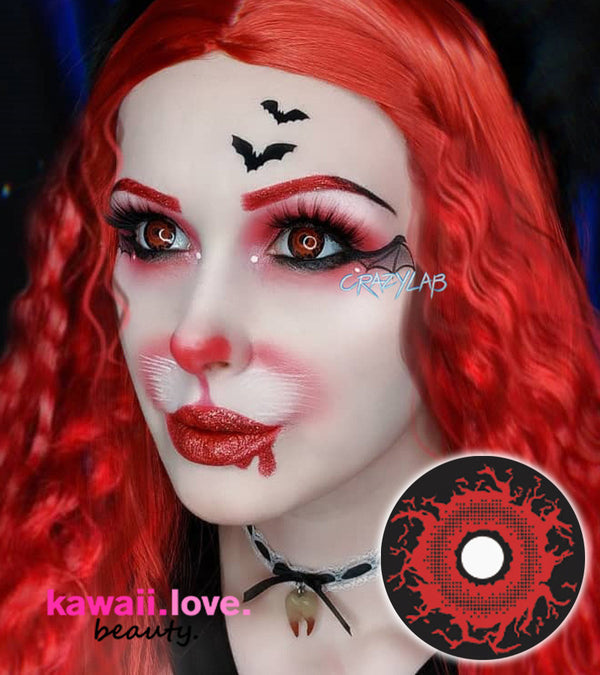Armageddon Red circle lenses by CrazyLab Korea ship fast and *free from the USA