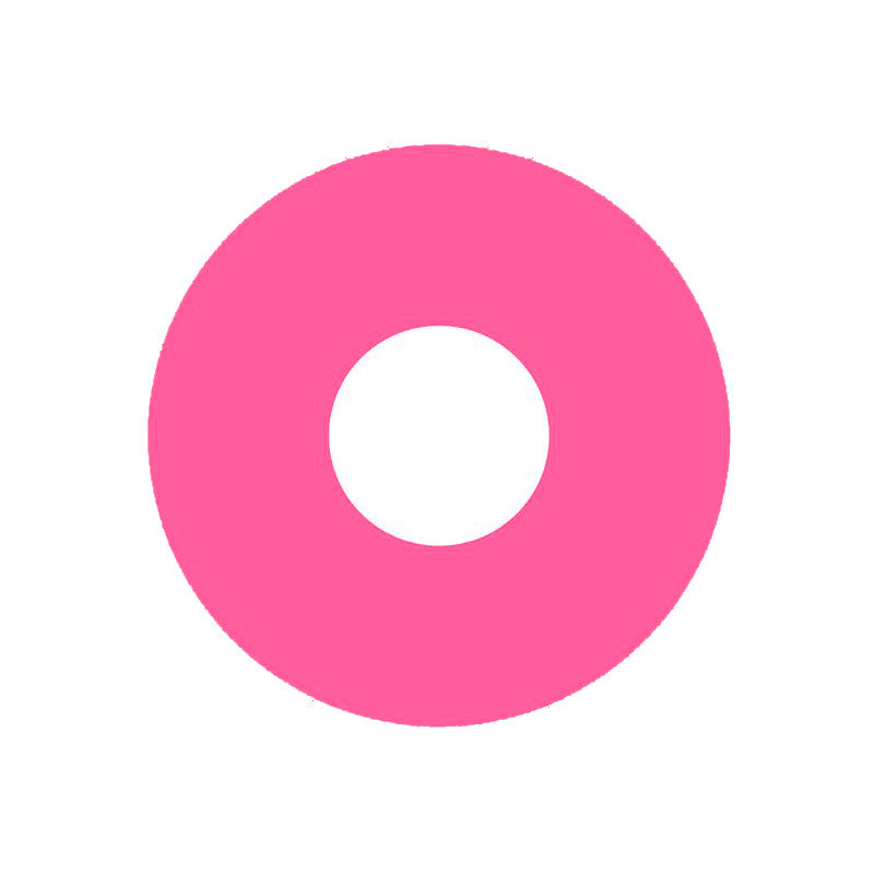CrazyLab Vivid Pink neon circle contact lenses ship fast from the USA