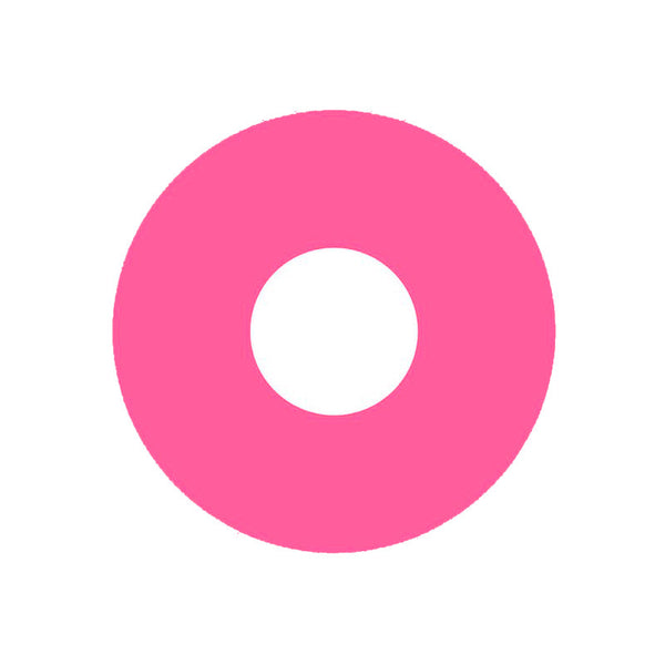 CrazyLab Vivid Pink neon circle contact lenses ship fast from the USA