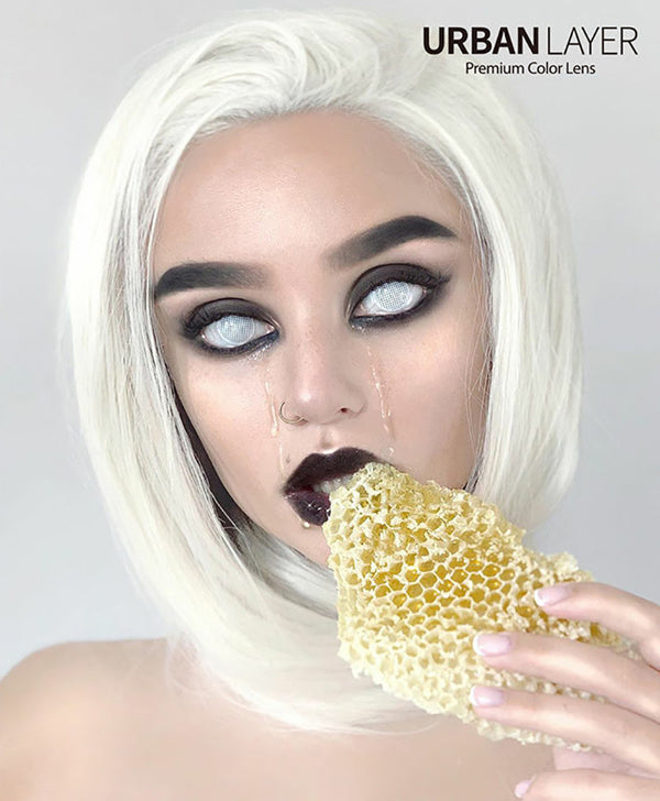 CrazyLab White Mesh screen circle lenses (USA stock)